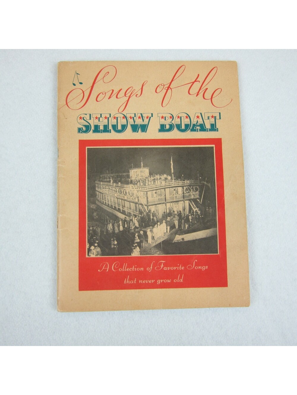 Vintage 1935 Songs of the Showboat Song Book Sheet Music Maxwell House Coffee
